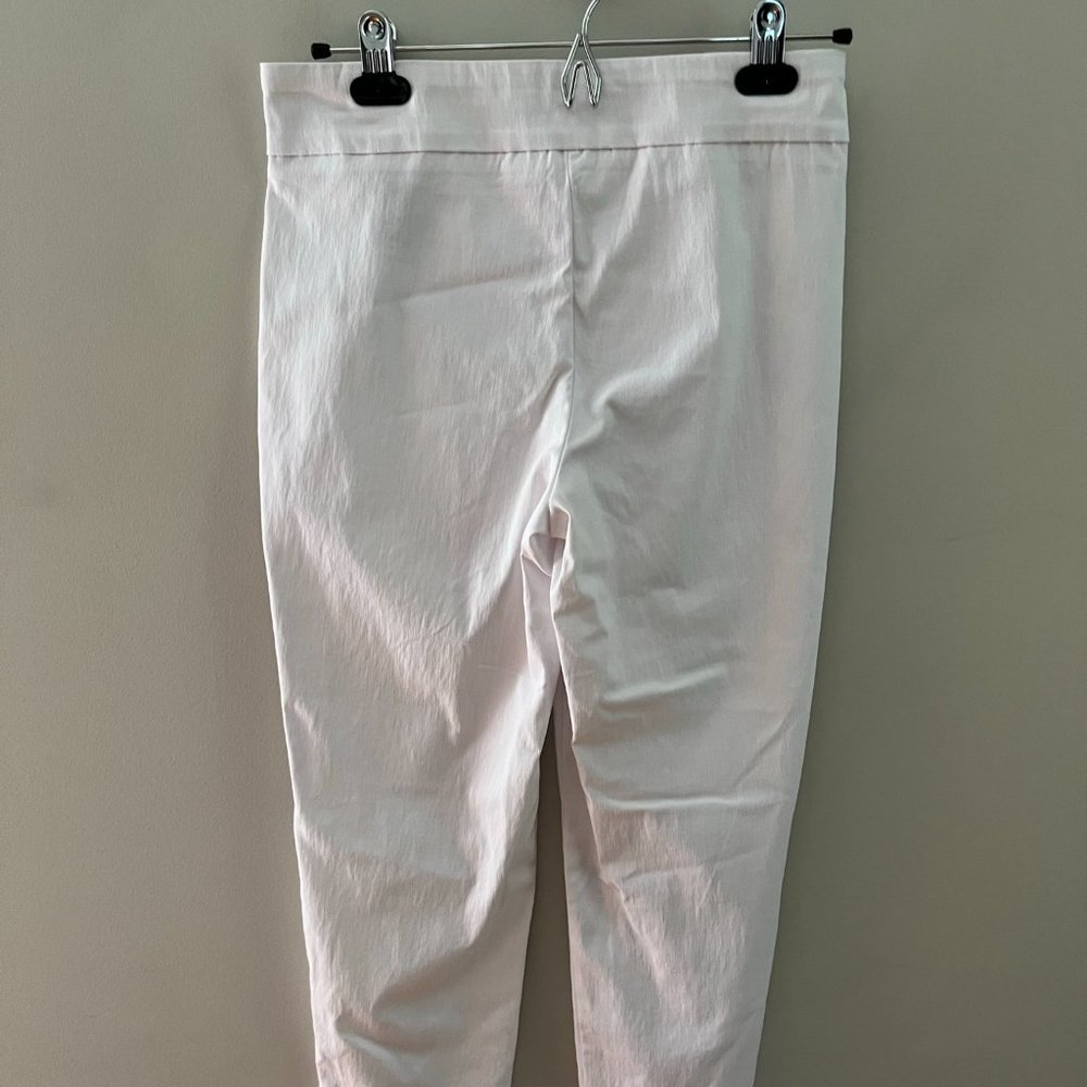 Harve Bernard White Skinny Cropped Pants 6 - Picture 2 of 3